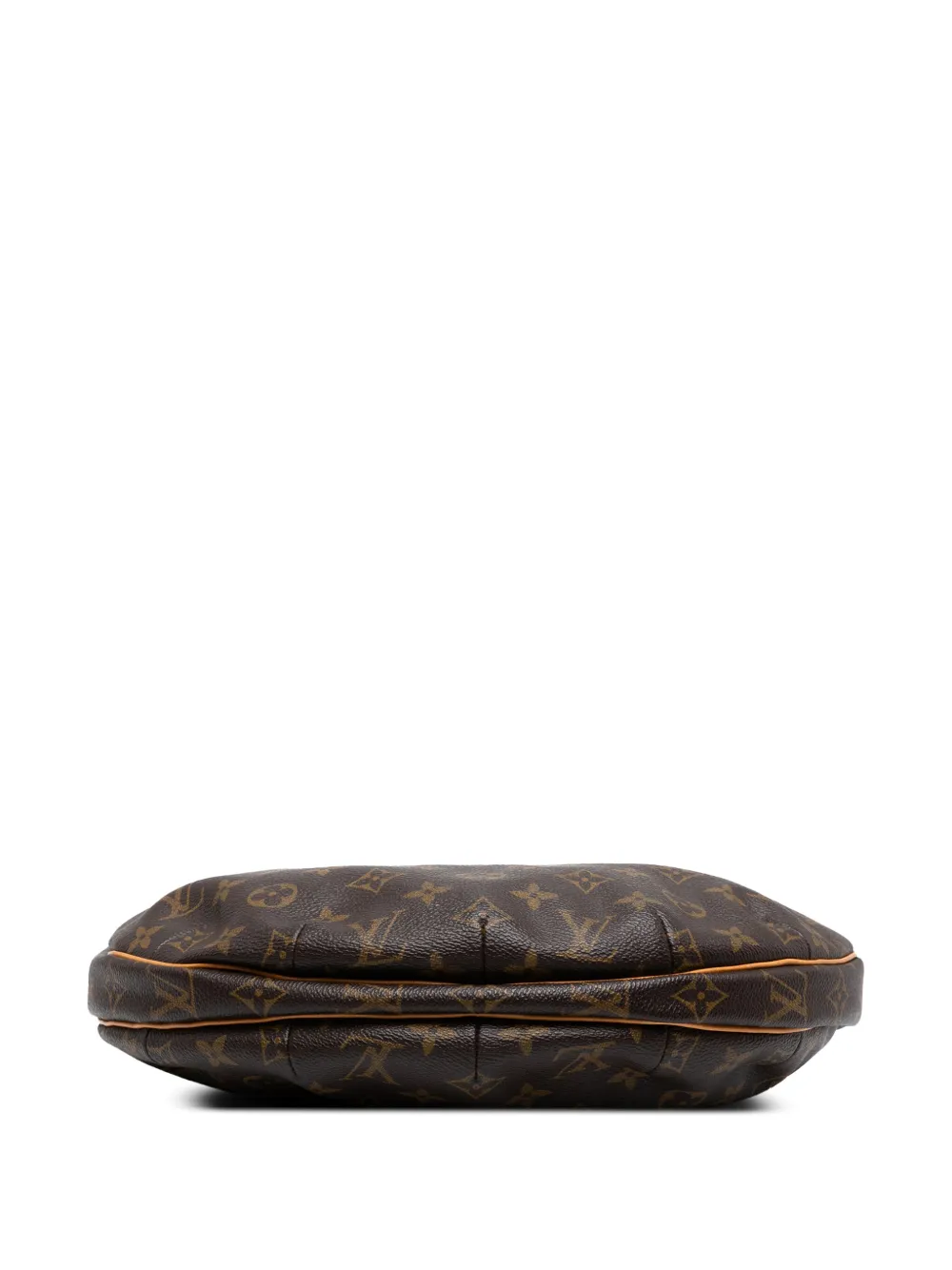 Pre-owned Louis Vuitton 2003 Monogram Croissant Mm Hobo Bag In Brown