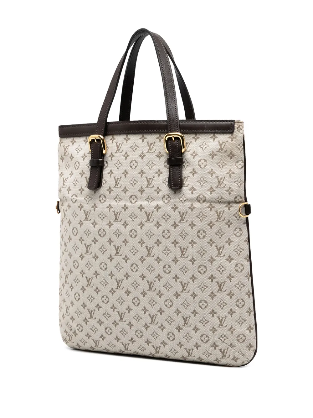Pre-owned Louis Vuitton 2002 Monogram Mini Lin Francoise Satchel In Brown