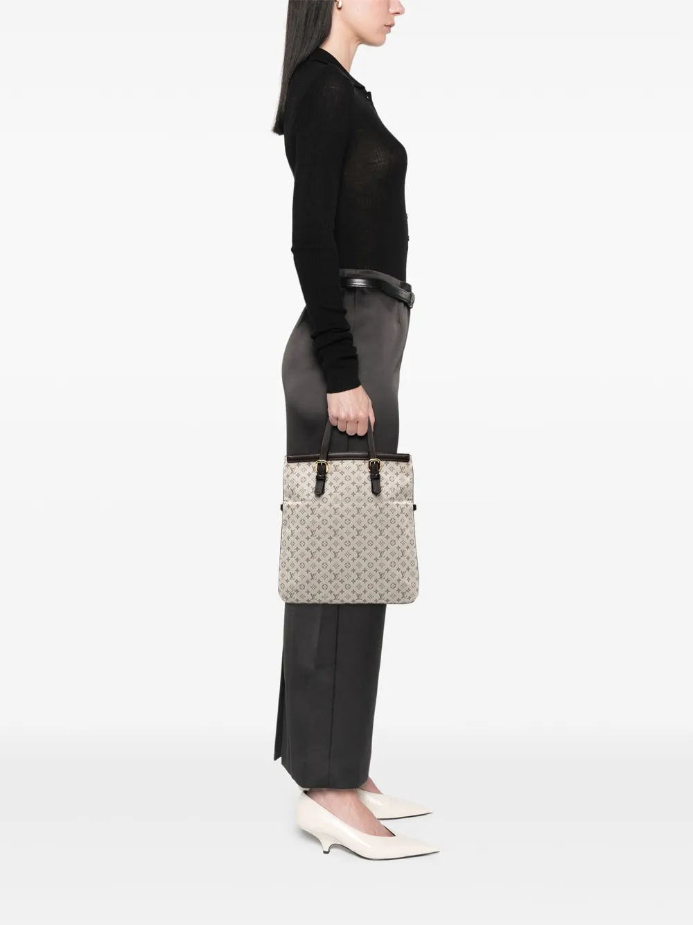 Louis Vuitton Pre-Owned bolsa satchel Monogram Mini Lin Francoise 2002 | Estilos de archivo | Image 2