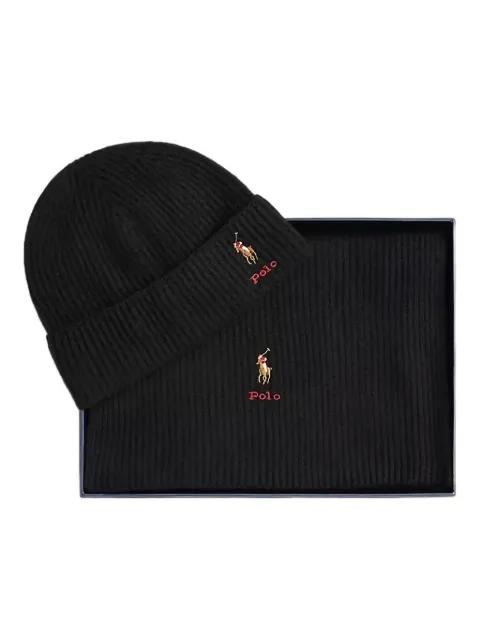 Polo Ralph Lauren Polo Pony wool accessory set