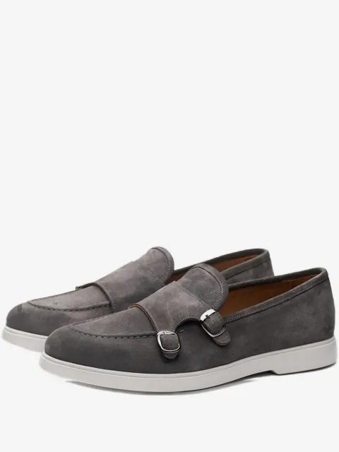 Poche Paris buckle strap monk shoes