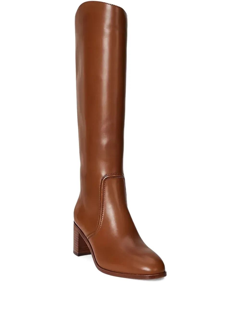 Ralph Lauren 50mm Charly Boots In Brown