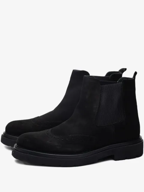 Poche Paris brogue detail boots