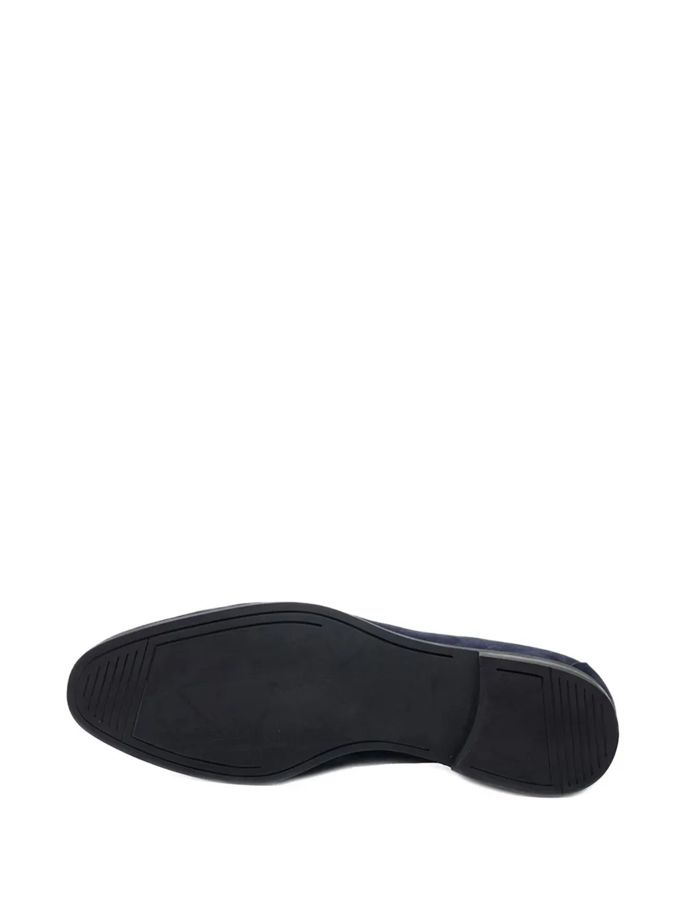 Poche Paris Horseshoe Detail Loafers In Blue