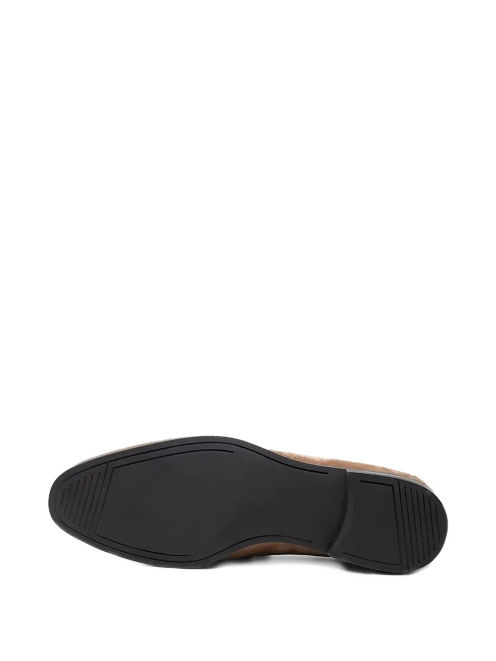 Poche Paris horseshoe detail loafers - Bruin