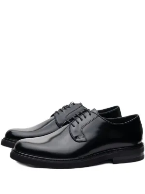 Neil Barrett Polished Flat Oxford Shoes | Black | FARFETCH CA