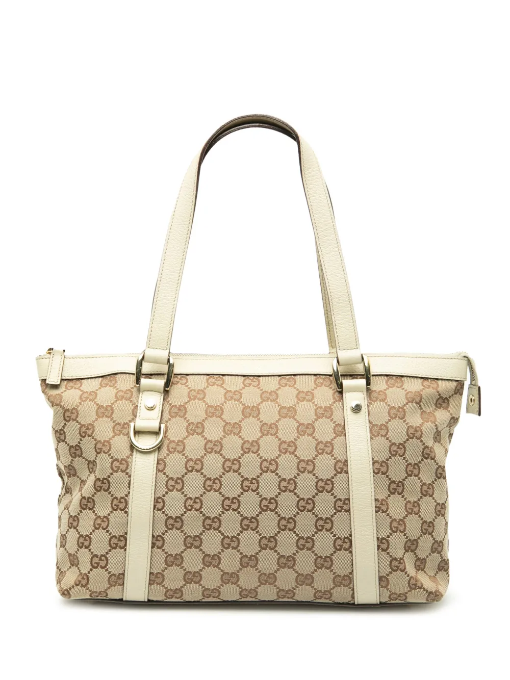 Gucci Pre-Owned 2000-2015 GGキャンバス アビー Dリング トートバッグ - ブラウン