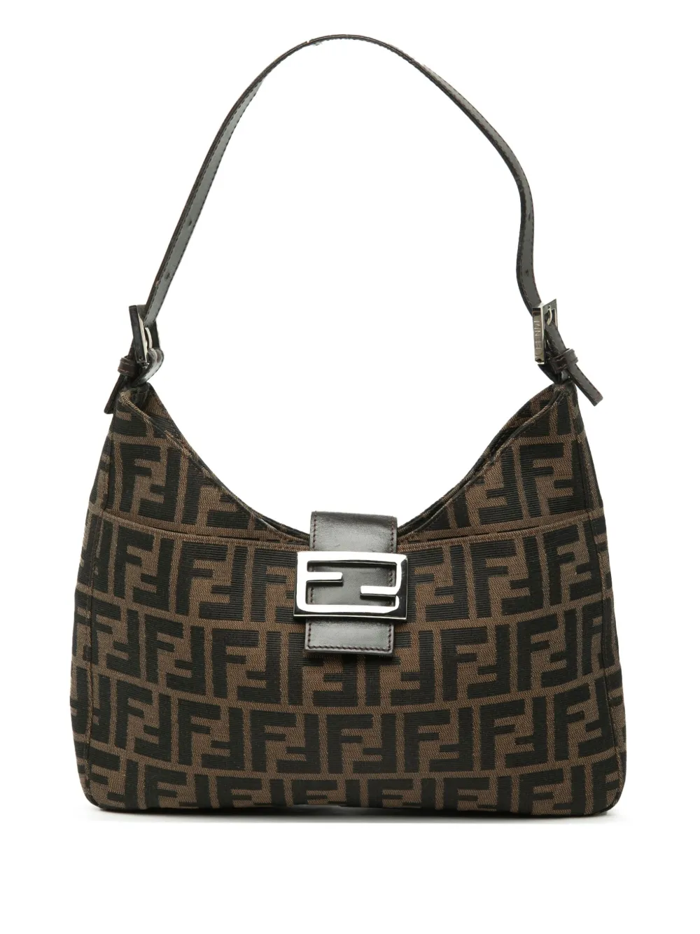 Fendi Pre-Owned 2000-2010 Zucca Canvas shoulder bag | Brown | Image 1