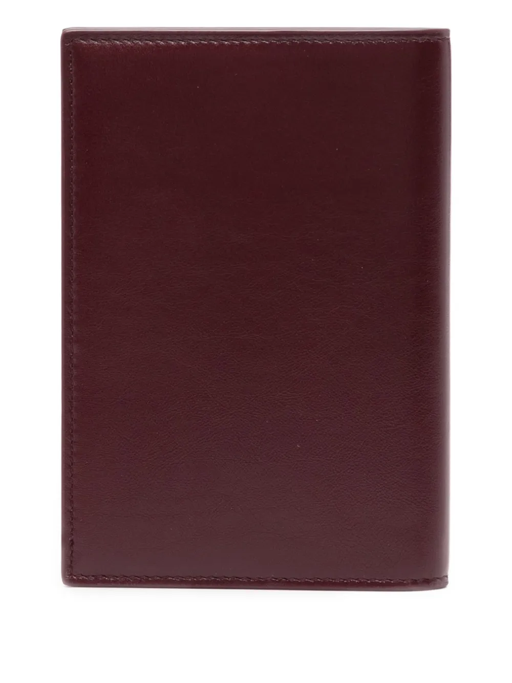 Saint Laurent Logo Passport Holder In Red