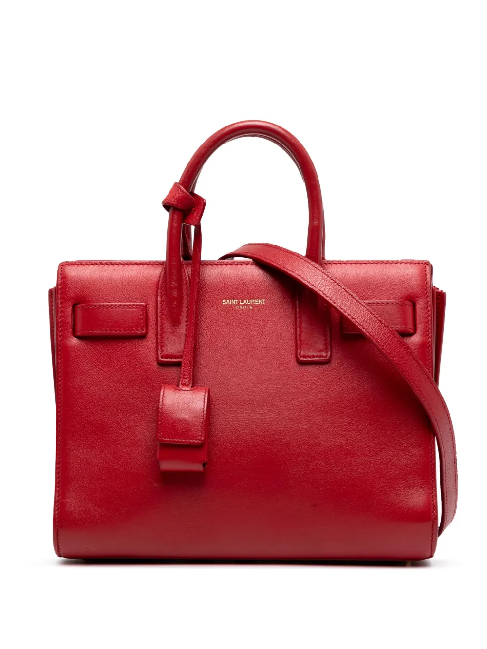 Saint Laurent Pre-Owned Borsa a tracolla Nano Sac de Jour Nano in pelle 2014 | rosso | Image 1
