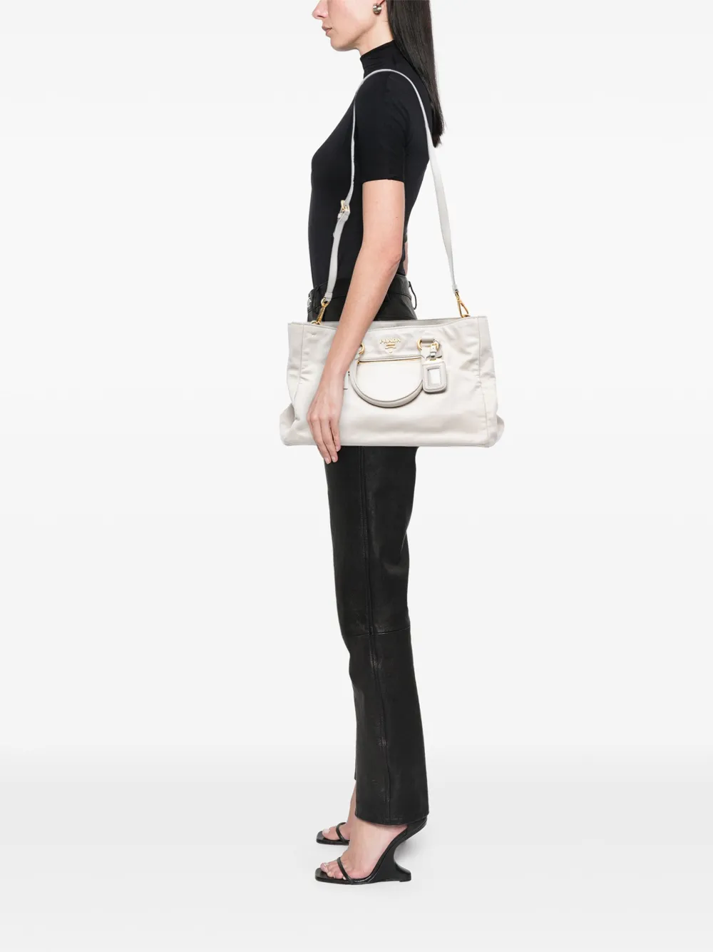 Prada Pre-Owned bolsa satchel Soft Calf 2000-2025 | Estilos de archivo | Image 2