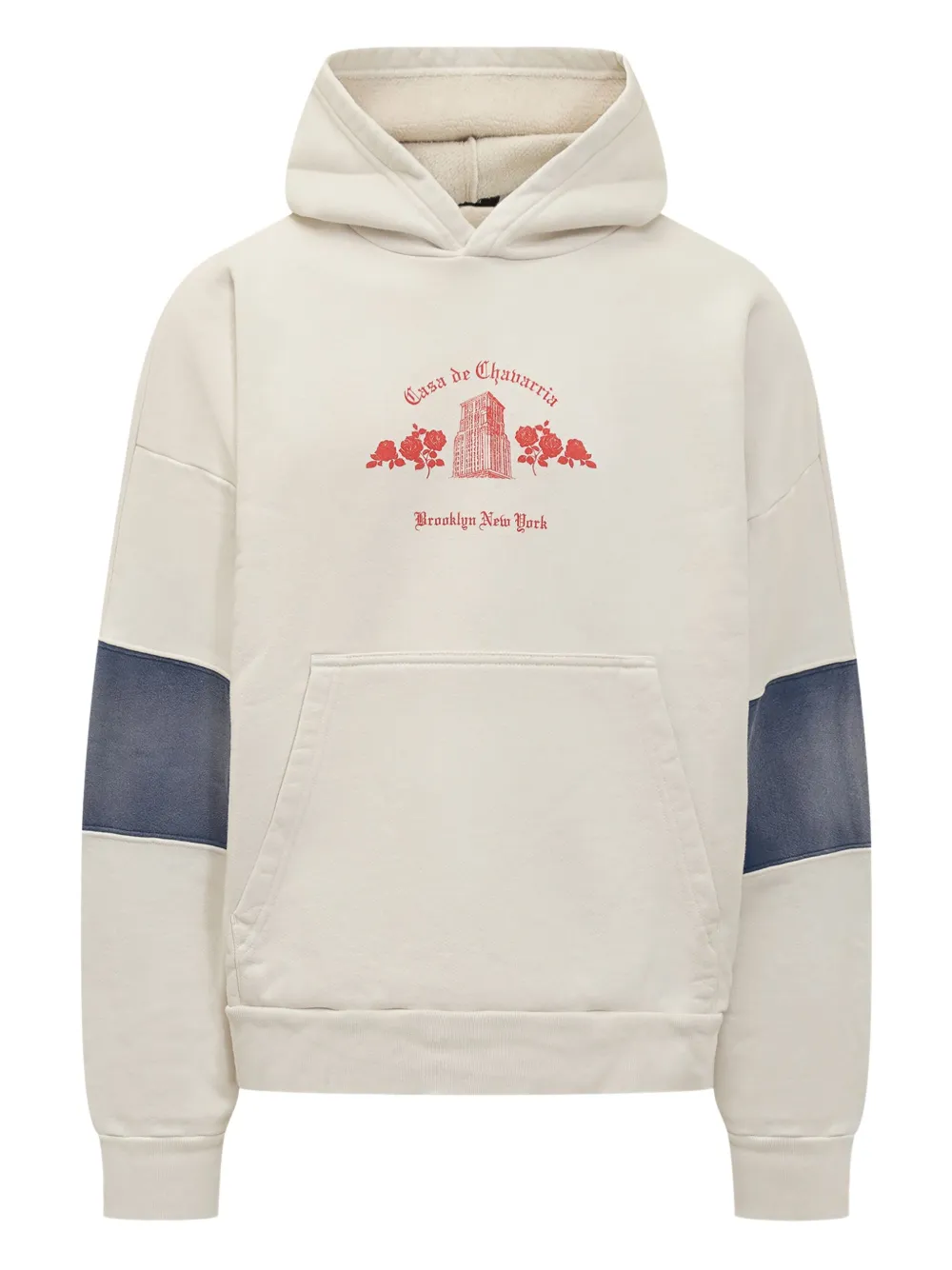 Willy Chavarria Casa De Chavarria Panelled Hoodie In Neutral