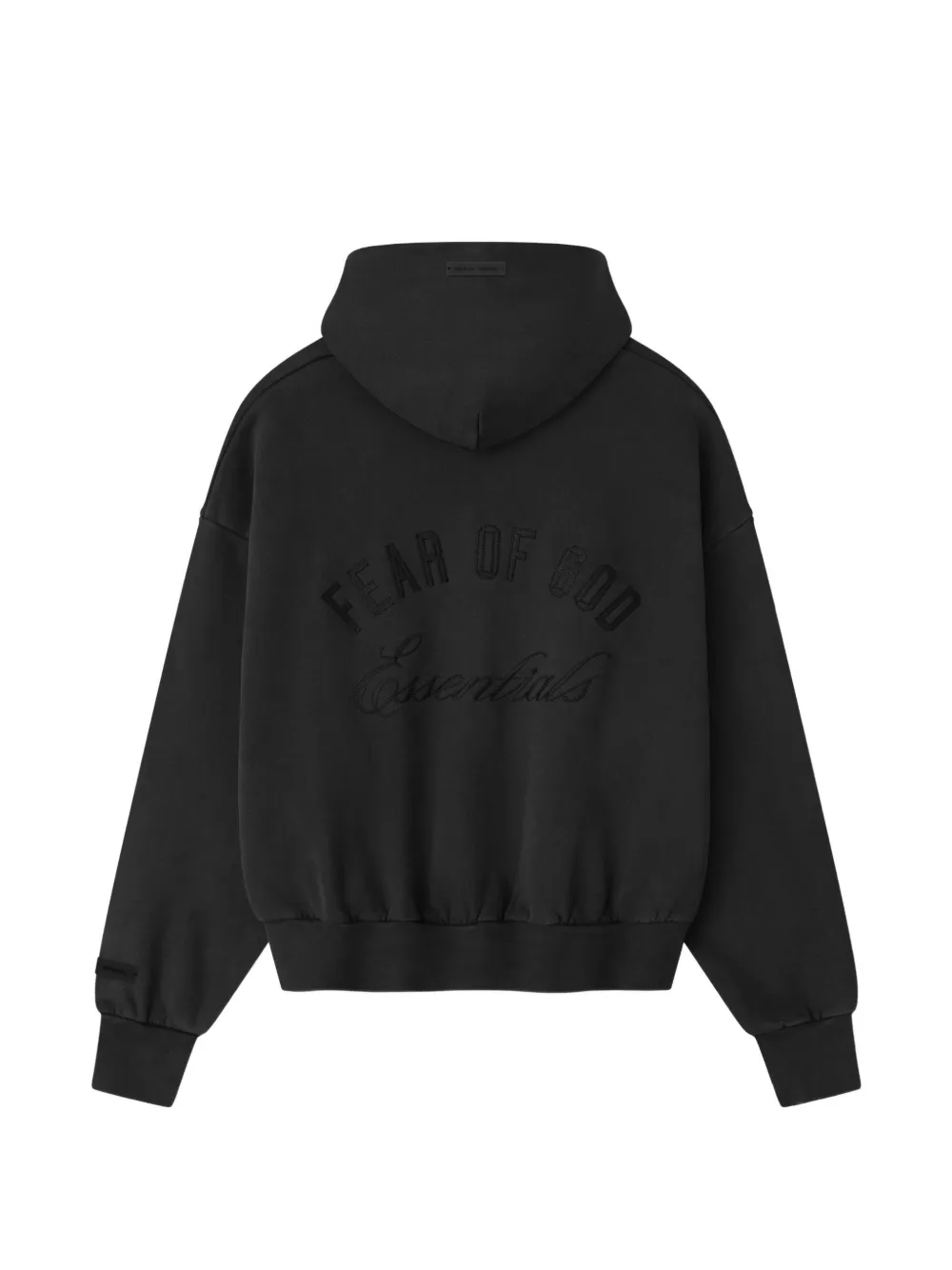 FEAR OF GOD ESSENTIALS Classic hoodie met rits Zwart