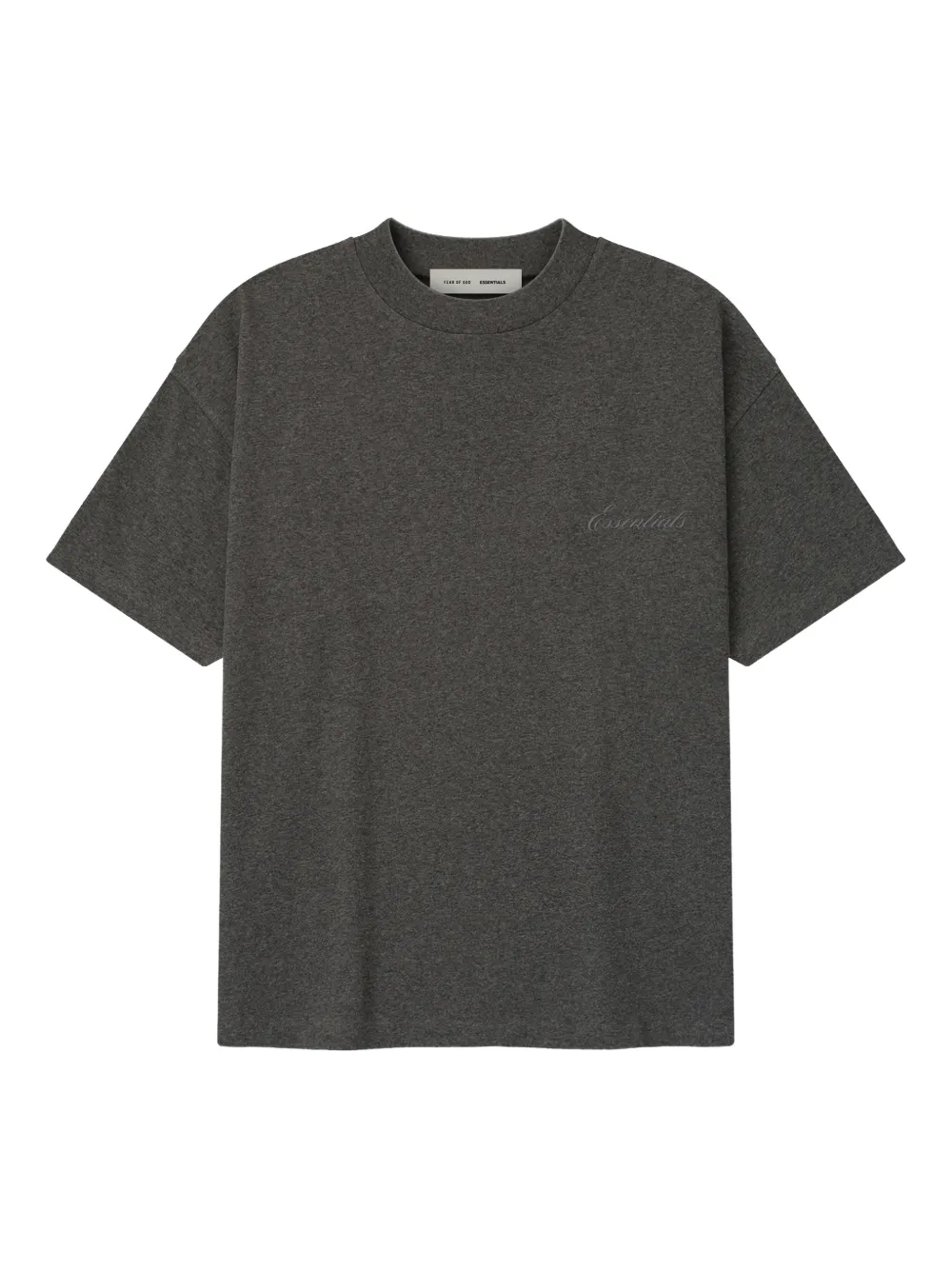 FEAR OF GOD ESSENTIALS Classic crew-neck short-sleeve T-shirt - Grau