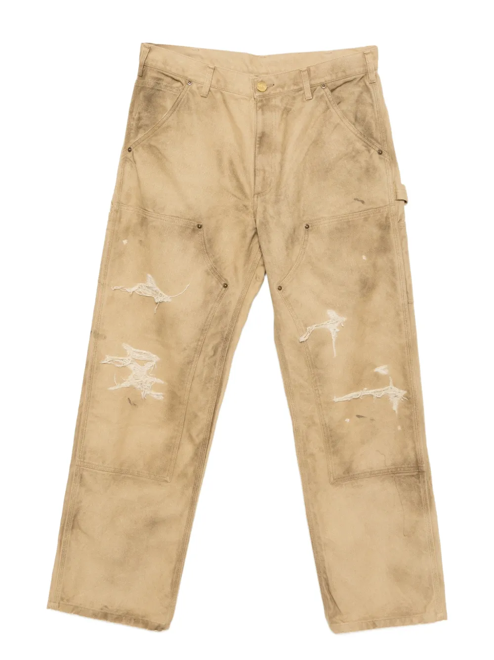 KAMIYA  Boro Painter jeans | Neutrals | Image 1