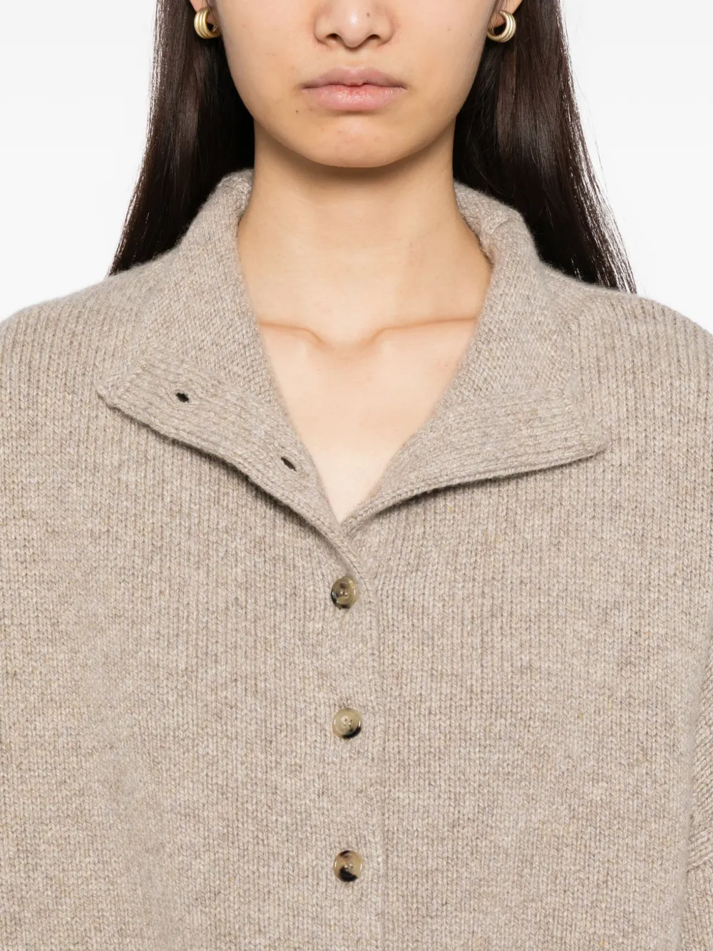 KHAITE Nelya vest Beige