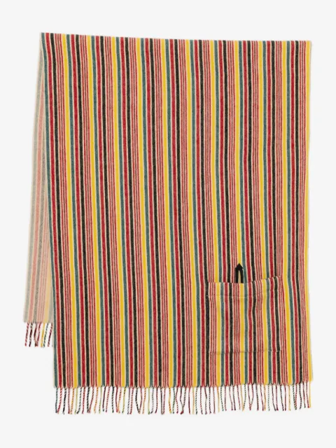 BODE striped merino scarf