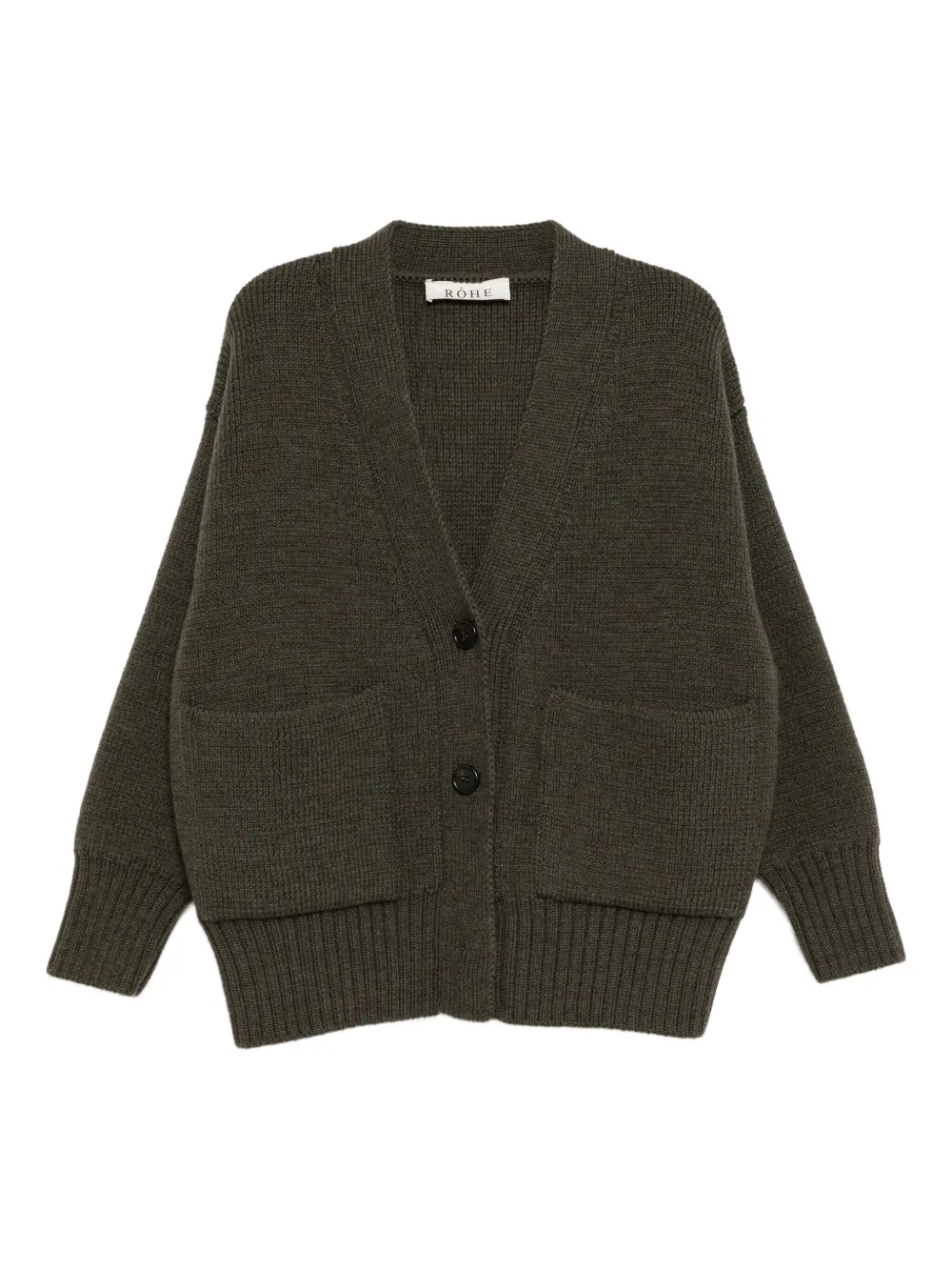 Róhe wool cardigan | Green | Image 1