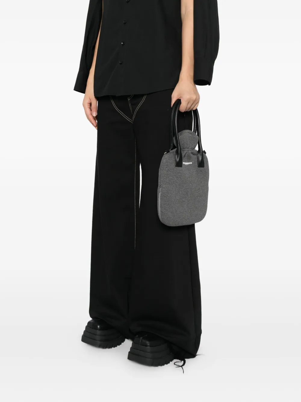 Melitta Baumeister Shopper met logoprint - Grijs
