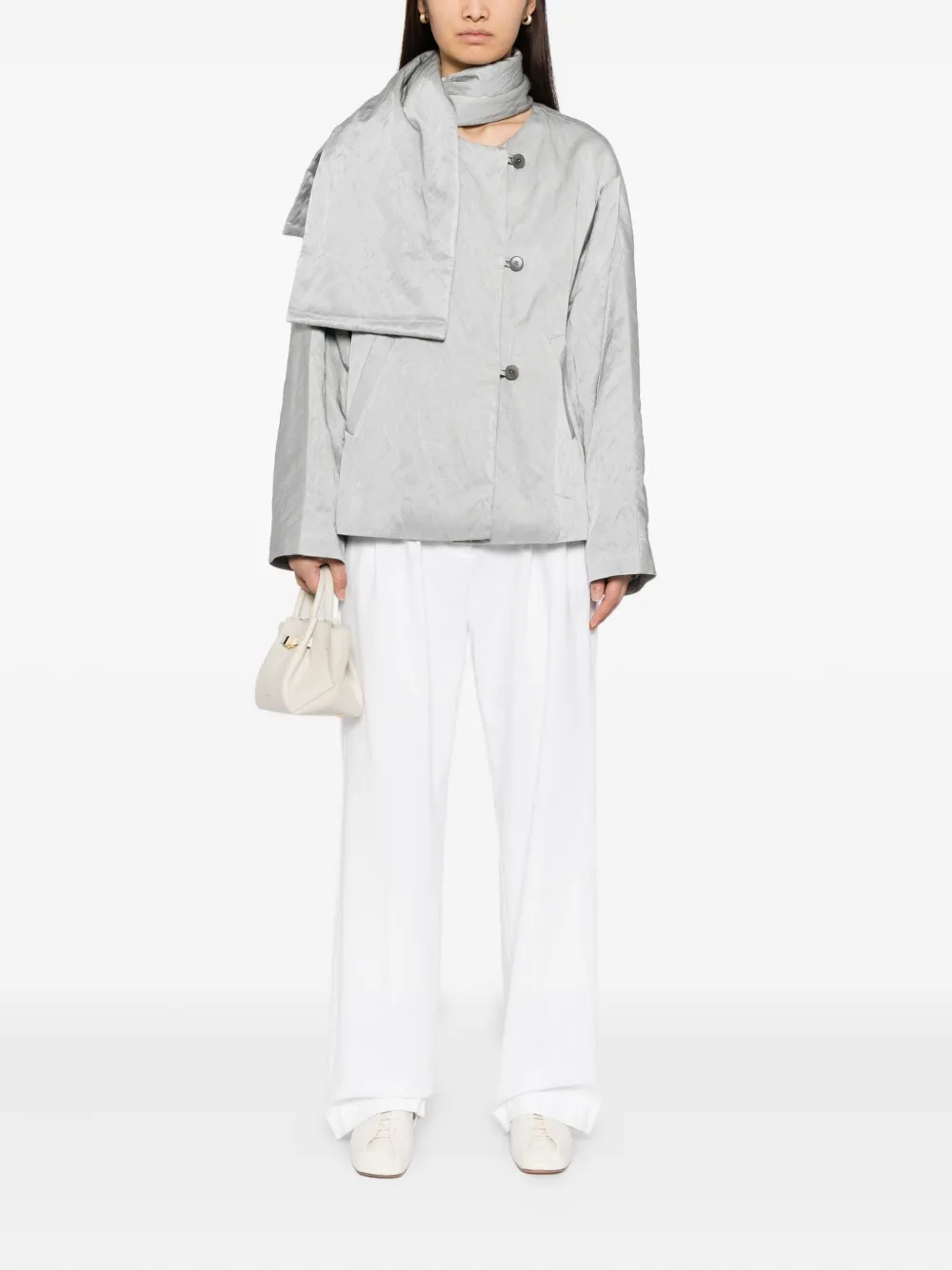 YEAREAST chamarra con cuello redondo | Chamarras oversize | Image 2