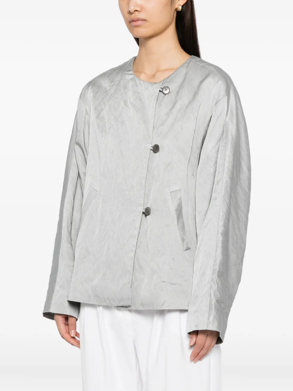  Yeareast Crew-neck Jacket - Grey 