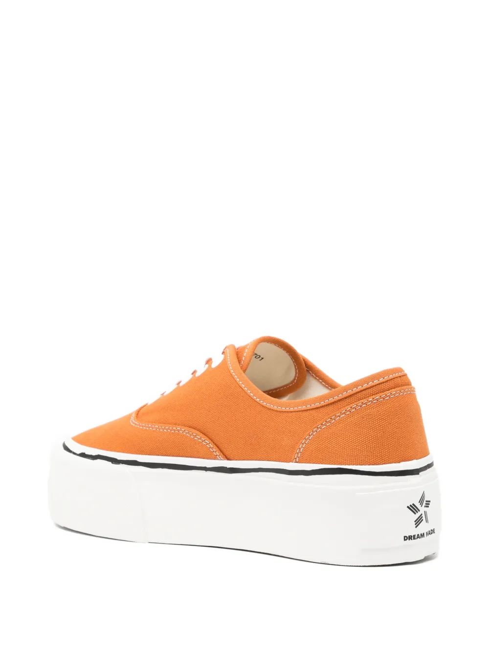 KAMIYA Sneakers met plateauzool Oranje