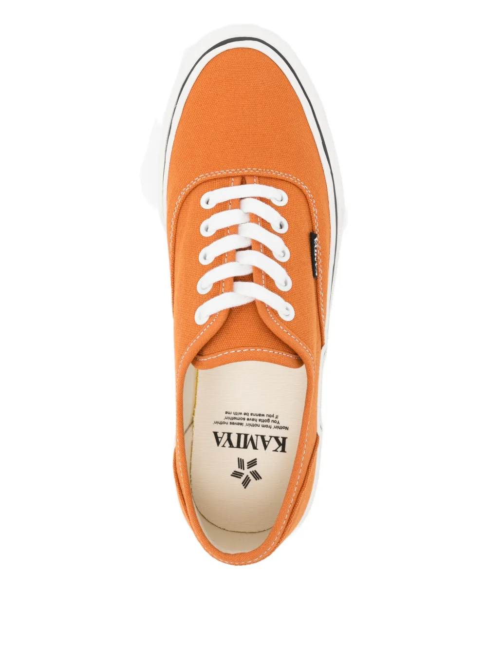 KAMIYA Sneakers met plateauzool Oranje