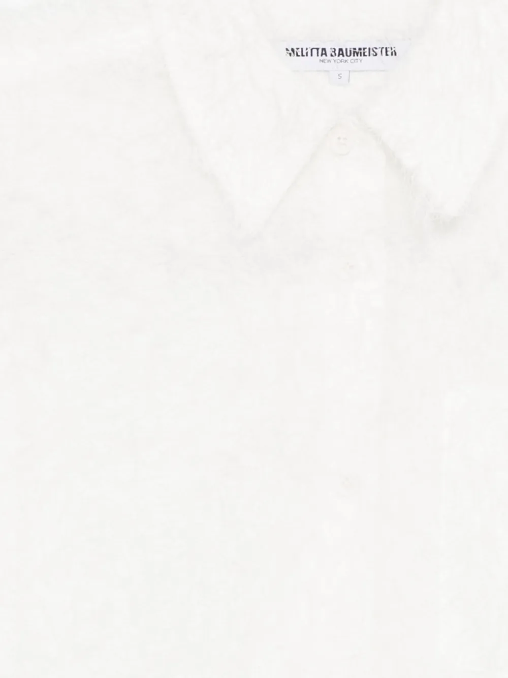 Melitta Baumeister Faux-feather Shirt In White