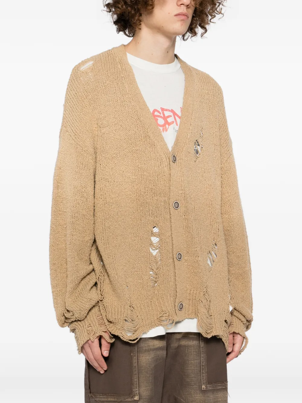  Kamiya Sun Fade Like Cardigan - Neutrals 