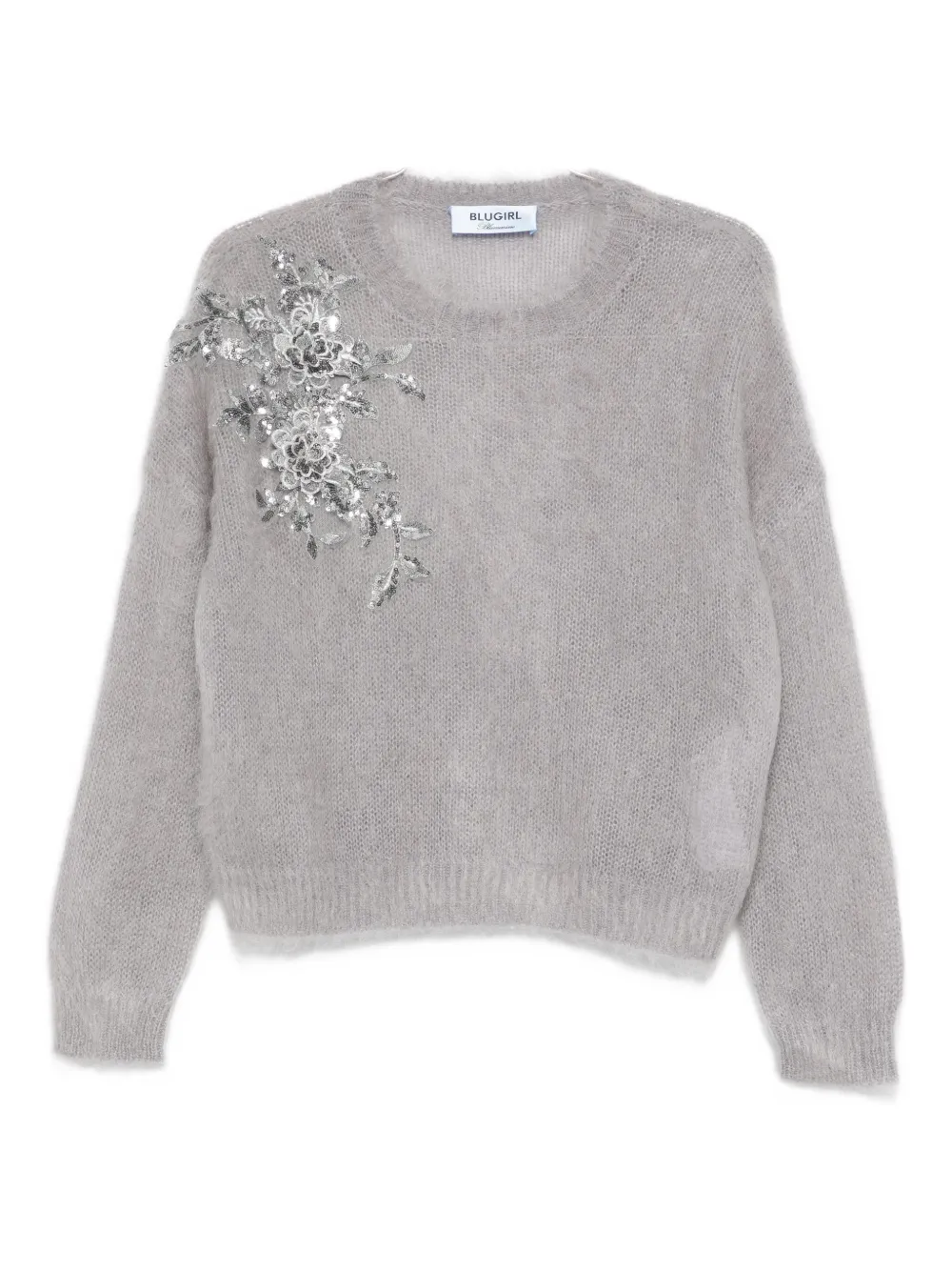 Blugirl sequin-embellished sweatshirt | Grey | Image 1