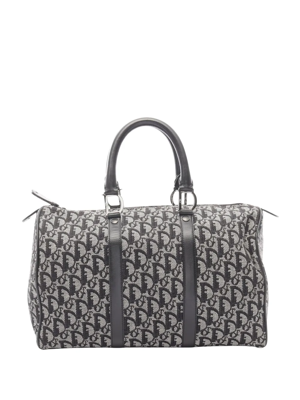 Christian Dior Pre-Owned 2000-2025 ディオリッシモ トロッター キャンバス ボストンバッグ - ブラック