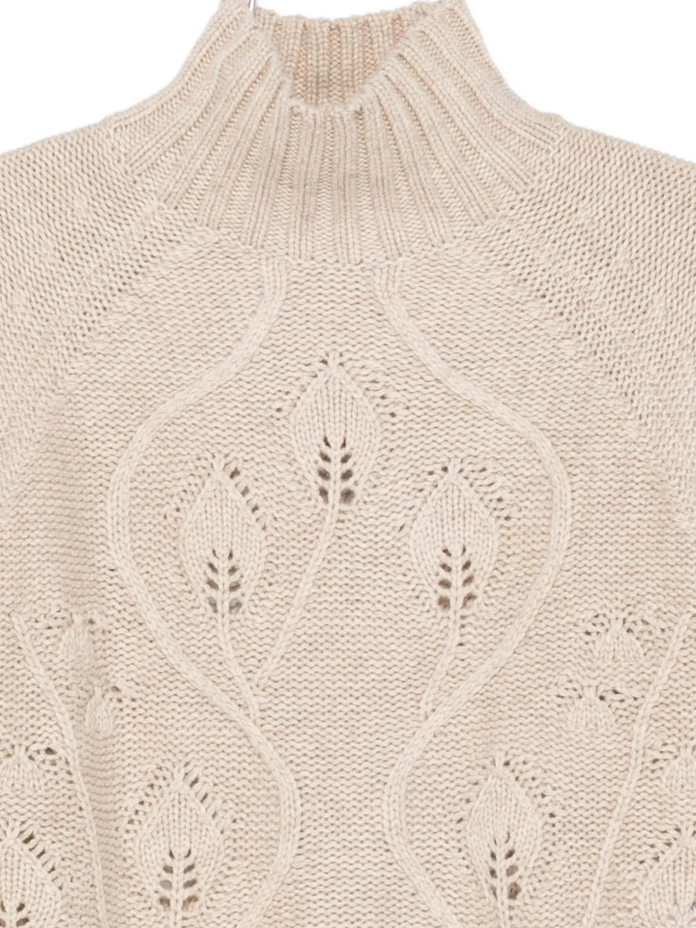Mc2 Saint Barth High-neck Sweater In Neutral