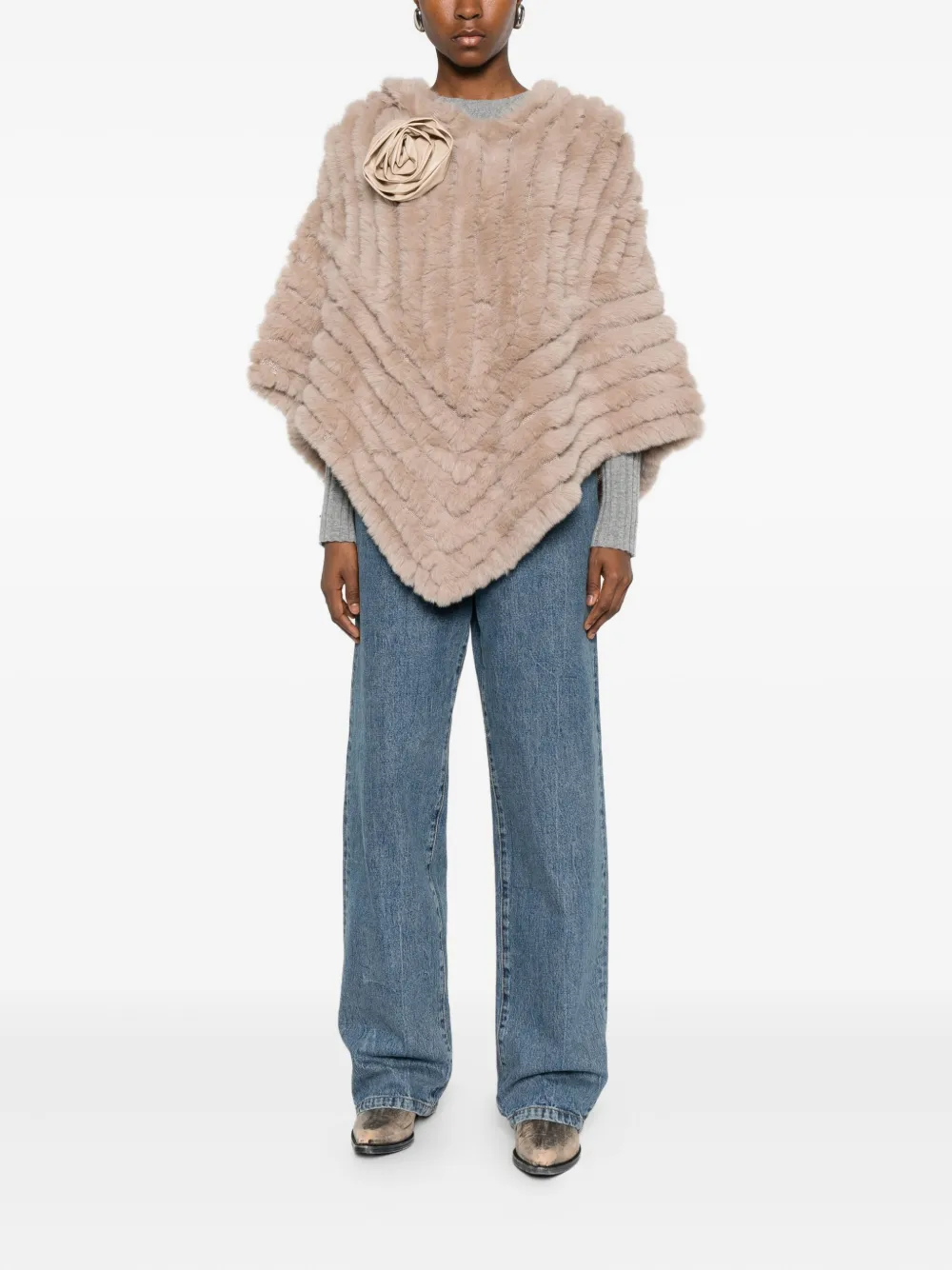 Blugirl cape à appliques fleurs | Capes & ponchos | Image 2