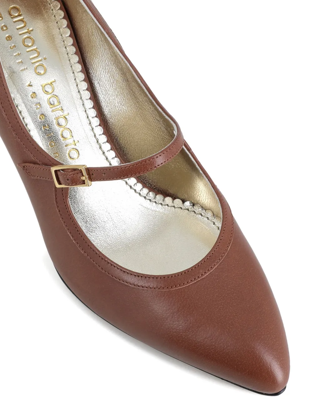 Antonio Barbato Maestri Veneziani 70mm Pointed-toe Heeled Pumps In Brown