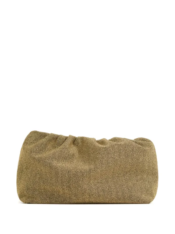 Eres Soirée Gathered Pouch in Gold