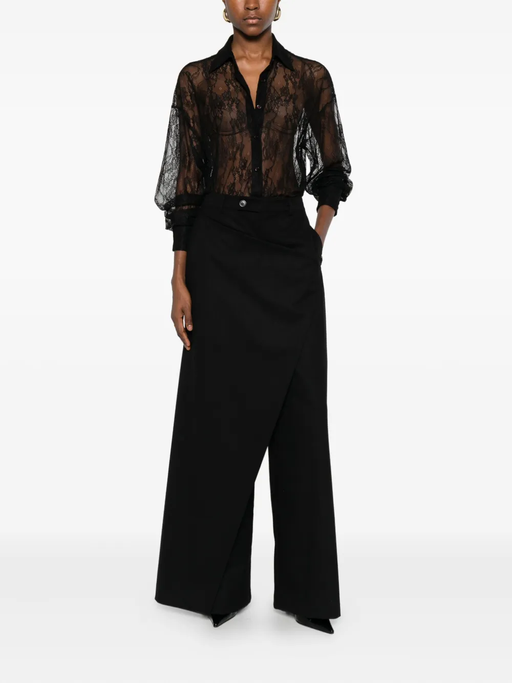 THE NINA STUDIO camisa de encaje con botones | Blusas | Image 2