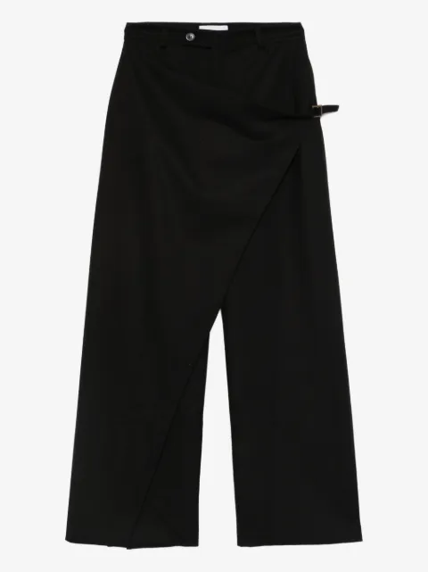 THE NINA STUDIO wrap-effect trousers
