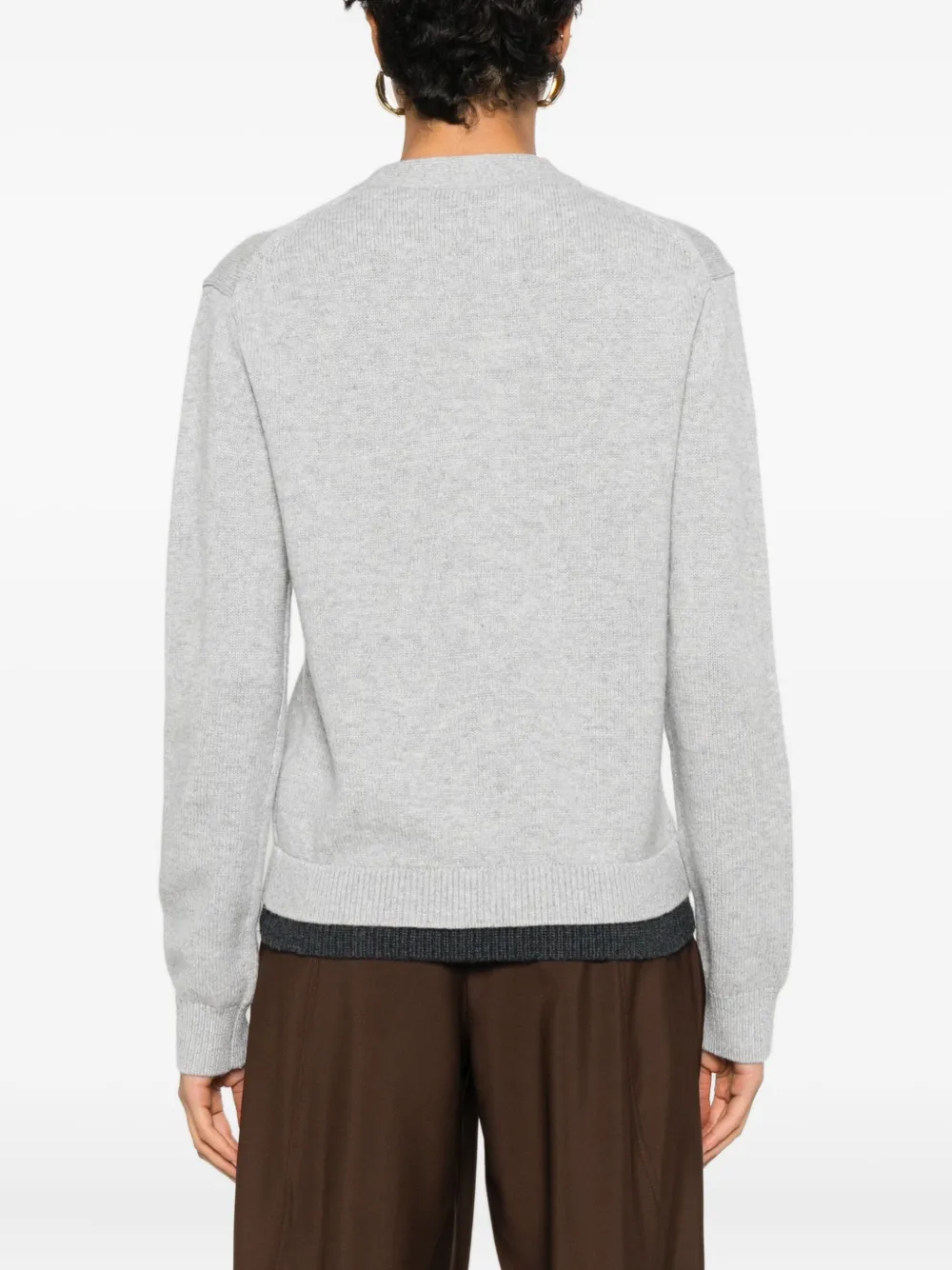 Jw Anderson Buttoned Cardigan In Gray