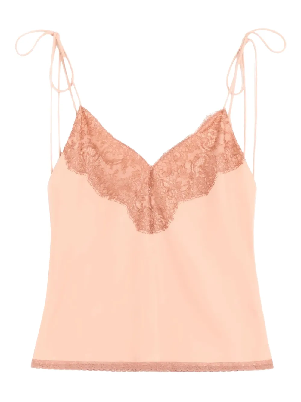 Valentino Garavani クレープデシン トップ - ピンク