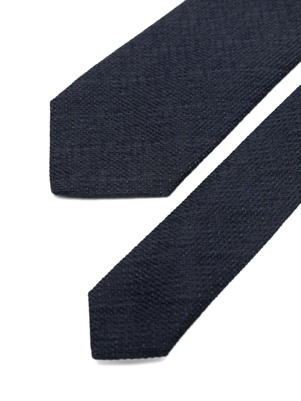  Canali Textured Tie - Blue 