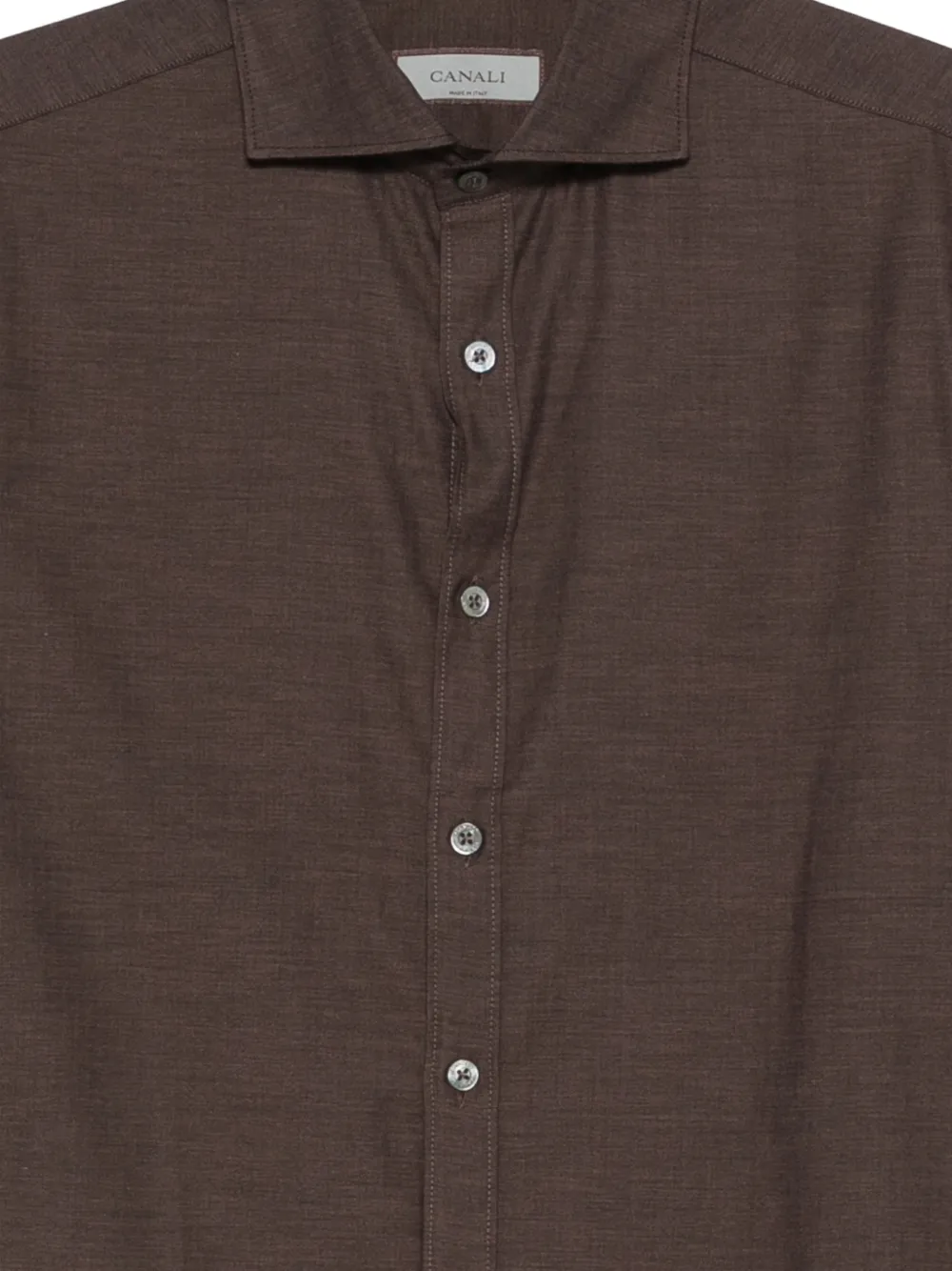 Canali Overhemd Bruin