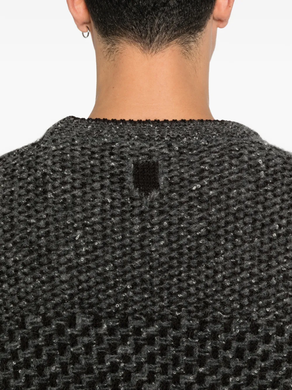Canali Trui met ronde hals Grijs