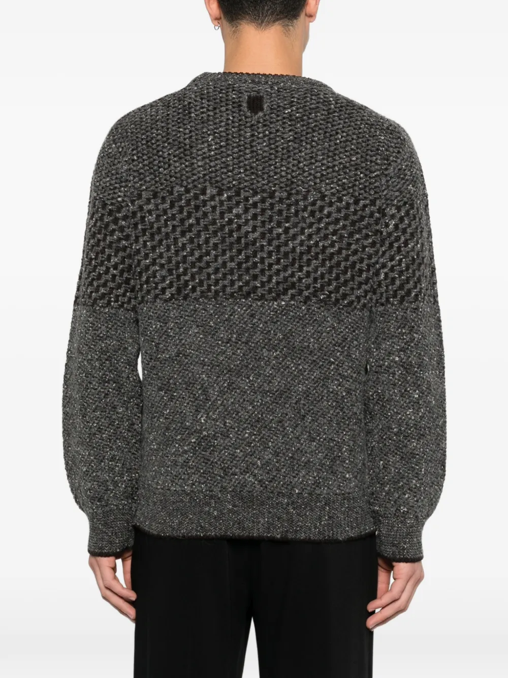 Canali Trui met ronde hals Grijs