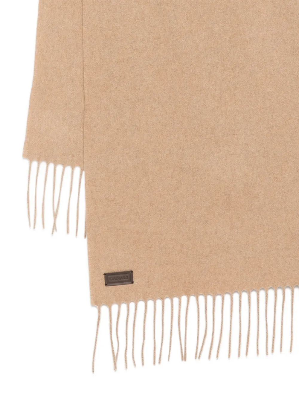  Canali Fringed Scarf - Neutrals 