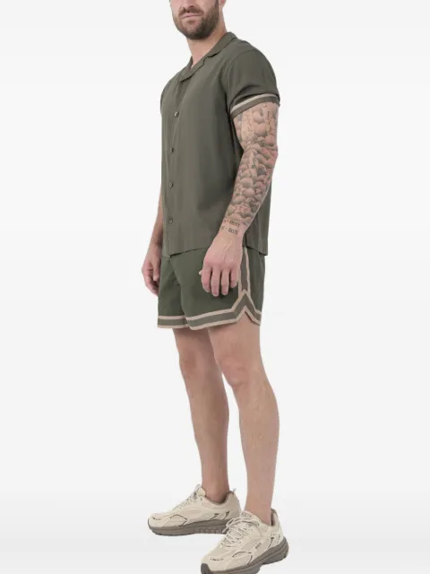 CHÉ valbonne striped cuff shirt