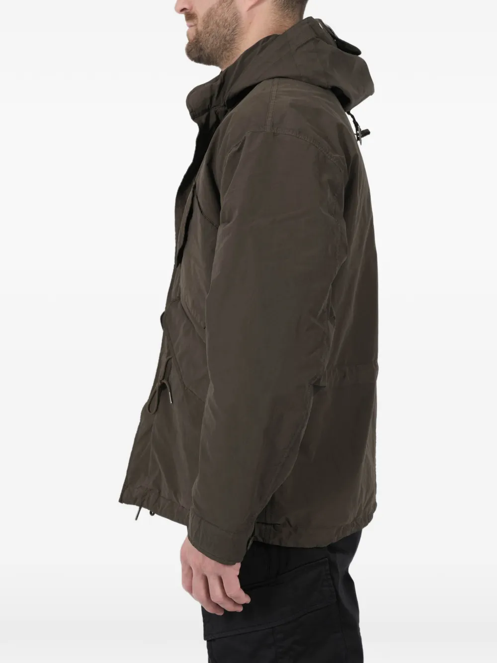 C.P. Company Jack met capuchon Bruin