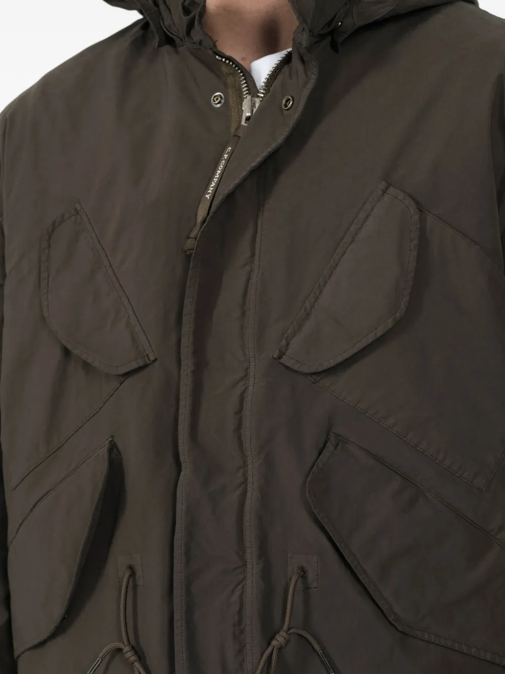 C.P. Company Jack met capuchon Bruin