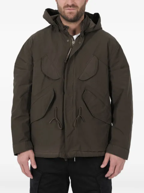 C.P. Company zip fastening hooded jacket