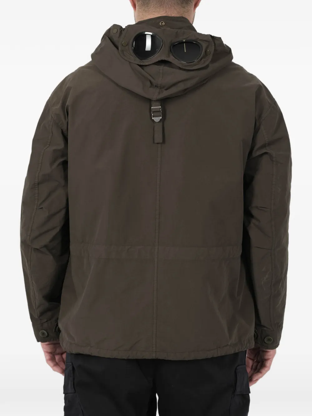 C.P. Company Jack met capuchon Bruin