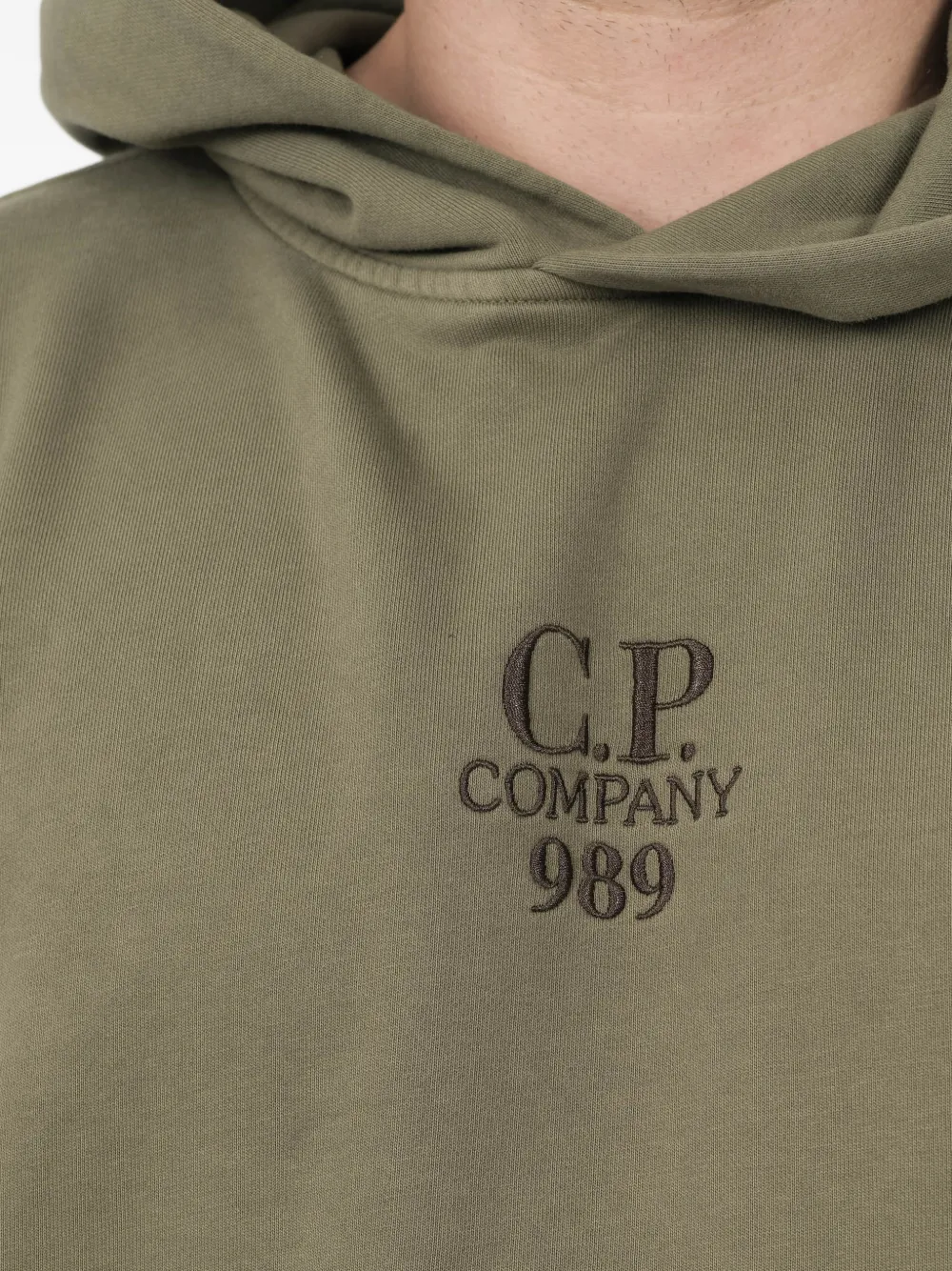 C.P. Company Hoodie met logoprint Groen